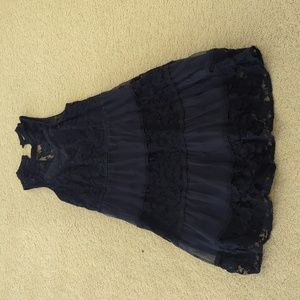 Navy Blue lace dress